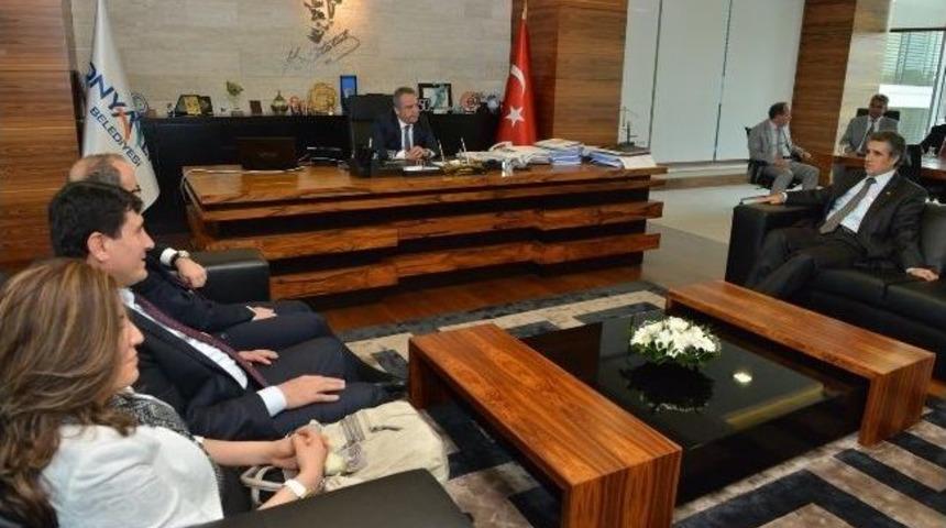 Başkan B&ouml;cek&rsquo;e İlk Resmi Ziyaret Kaymakam Keklik&rsquo;ten