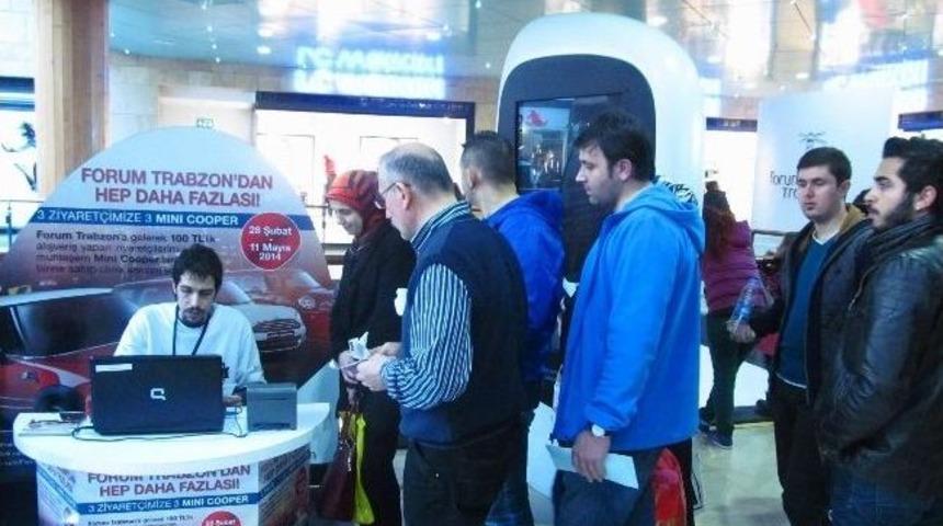 Forum Trabzon’da 3 Mini Cooper İçin Yapılacak Çekilişe Rekor Katılım