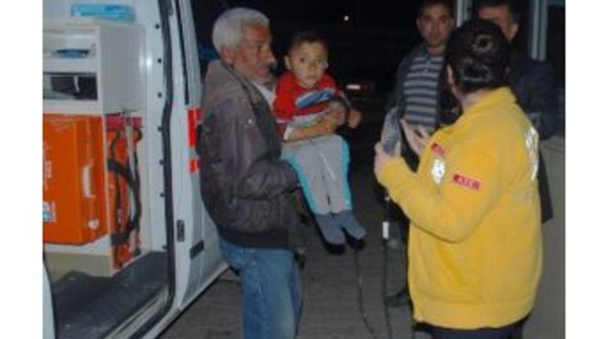 Akrebin Soktuğu &Ccedil;ocuk Hastaneye Kaldırıldı