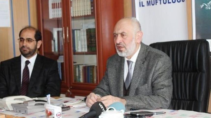 Van İl M&uuml;ft&uuml;s&uuml; Arvas Kutlu Doğum Programını Basınla Paylaştı