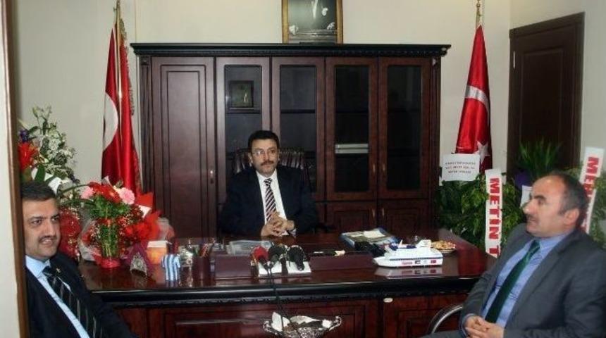Ak Parti Milletvekili Karal&rsquo;dan Ortahisar Belediye Başkanı Gen&ccedil;&rsquo;e Ziyaret