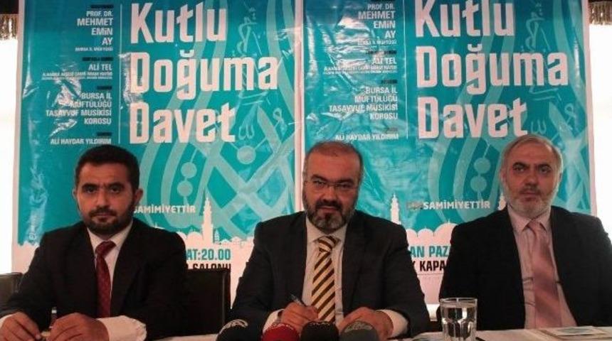 Bursa M&uuml;ft&uuml;s&uuml; Ay'dan Kutlu Doğum Mesajı