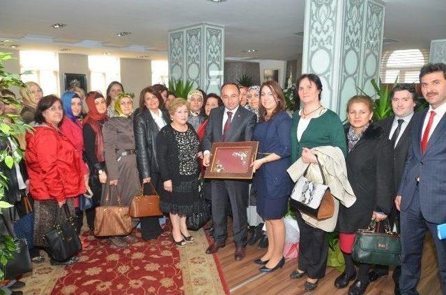 Başkan &Uuml;z&uuml;lmez&rsquo;e Ziyaretler Devam Ediyor 2