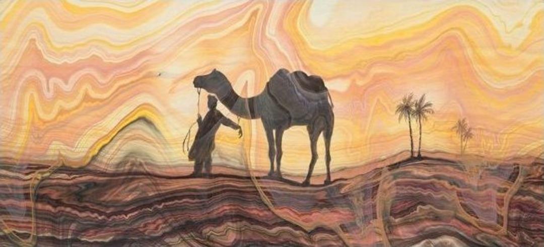 Ofis Sanat Merkezinde Ebru Sergisi A&ccedil;ıldı