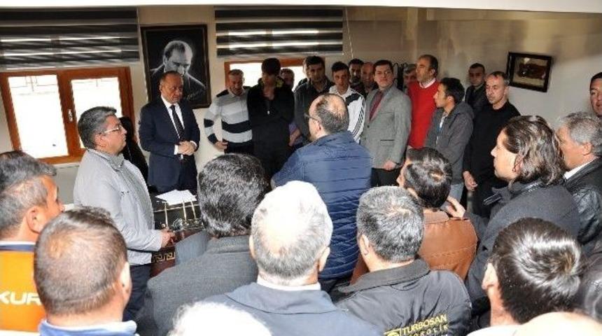 Başkan Babaş&rsquo;tan Fen İşleri&rsquo;ne Ziyaret