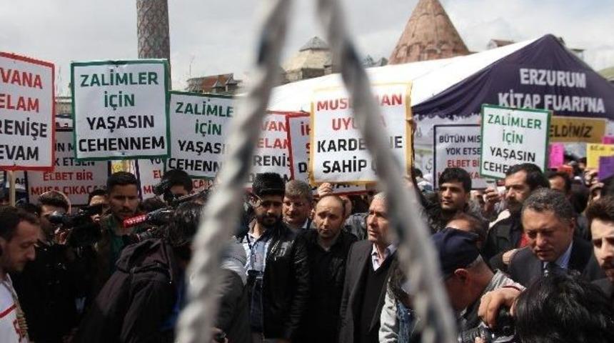 Mısır'daki 529 İdam Kararına Erzurum&rsquo;dan Tepki
