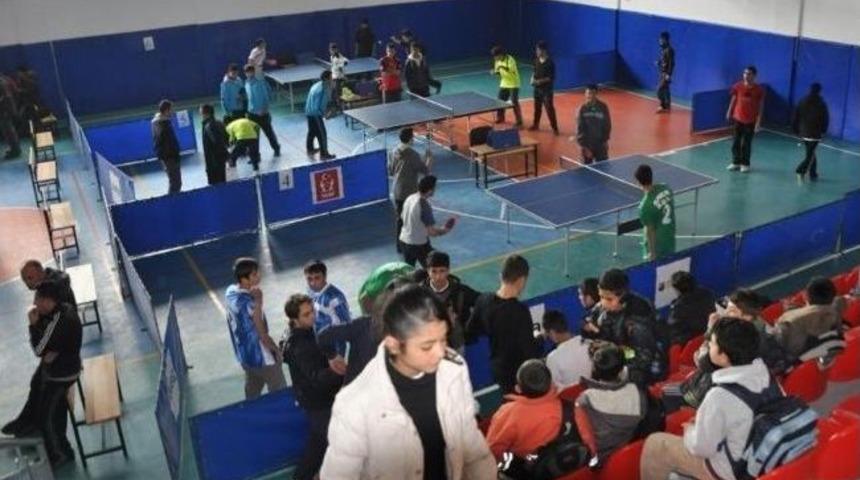 Masa Tenisi K&uuml;&ccedil;&uuml;kler İl Birinciliği Sona Erdi