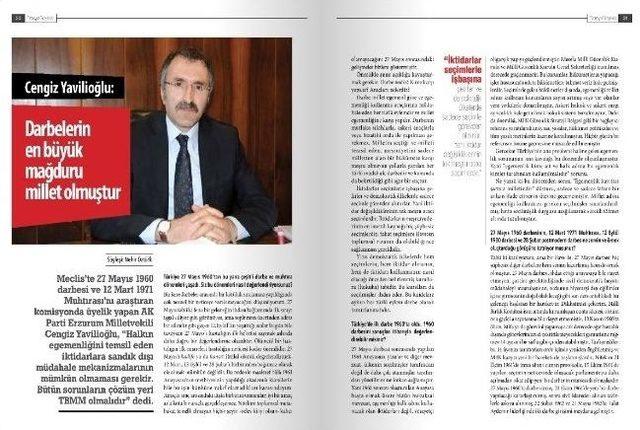 Dr. Yavılıoğlu, ‘parlemento’da 1