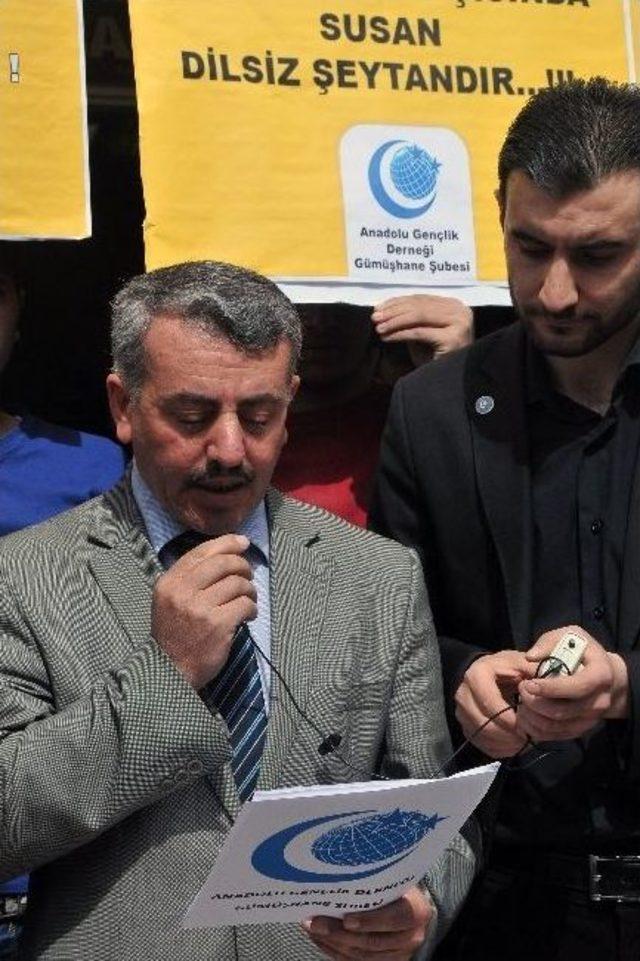 Agd&rsquo;den G&uuml;m&uuml;şhane&rsquo;de Mısır Protestosu 1