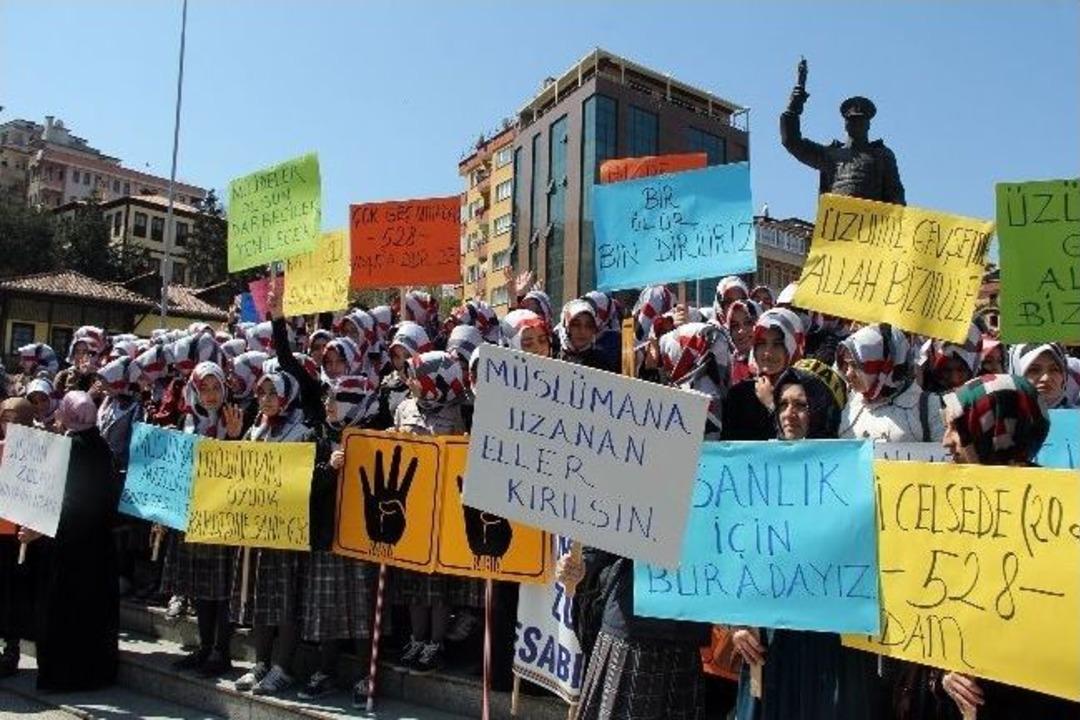 Mısır&rsquo;daki İdam Kararları Rize'de Protesto Edildi