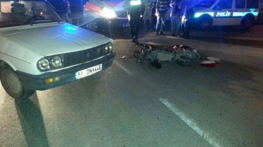 Niğde'de Trafik Kazası: 1 Yaralı