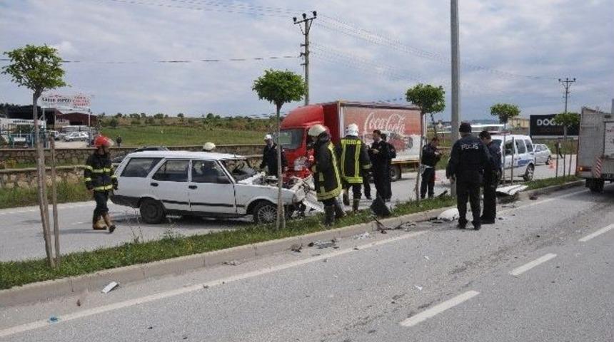 &Ccedil;anakkale&rsquo;de Kaza; 1 Yaralı