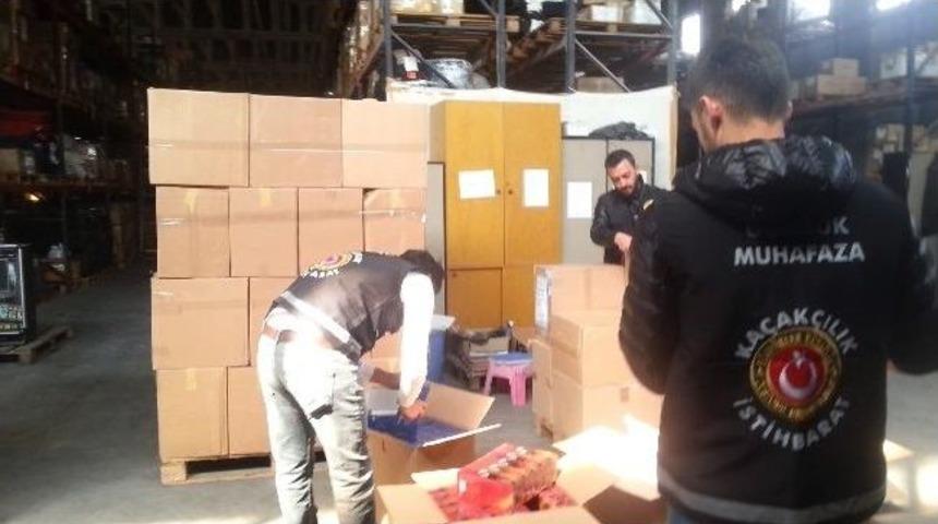 G&uuml;mr&uuml;k Muhafaza Ekipleri, 77 Bin 800 Tl&rsquo;lik Makaron Ele Ge&ccedil;irdi