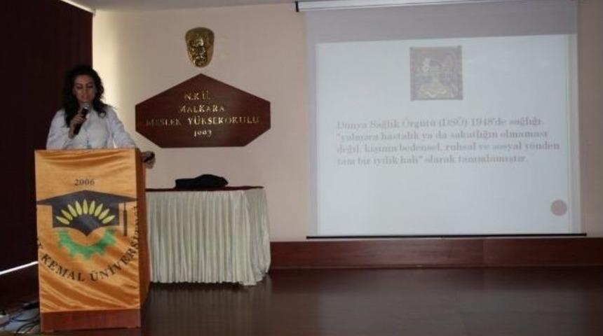 Nk&uuml;&rsquo;de 'gıda Analizleri Ve Gıda Tekniklerinin Kamu Kuruluşlarındaki Yeri Ve &Ouml;nemi' Konulu Seminer D&uuml;zenlendi