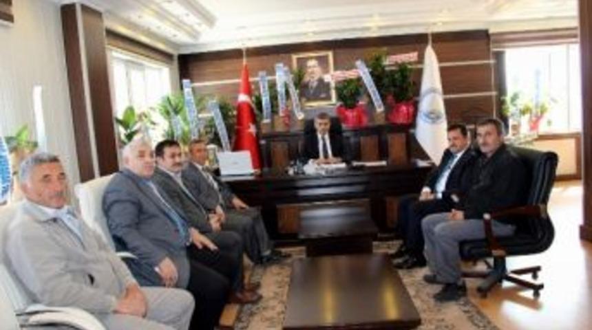 Hizmet-iş Sendikası Başkanı Şimşek&rsquo;ten, Başkan Y&uuml;ksel&rsquo;e Ziyaret