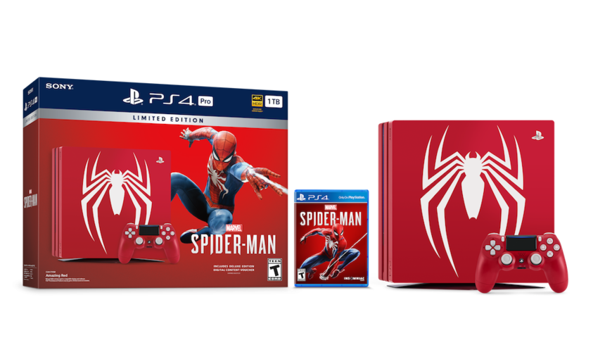 Spider-Man temalı PlayStation 4 Pro
