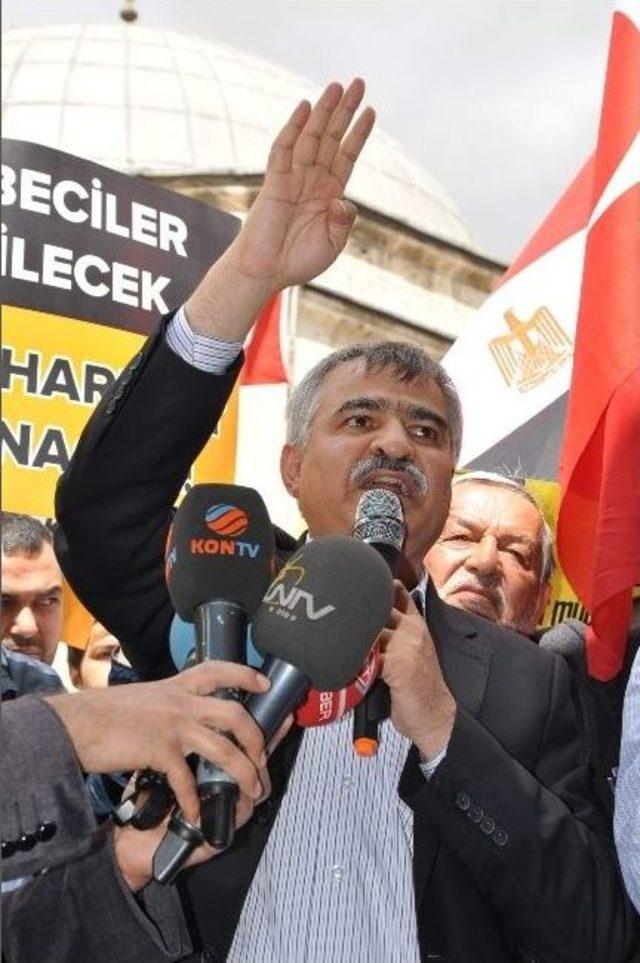 Konya&rsquo;da Mısır&rsquo;daki İdam Kararları Protesto Edildi 1