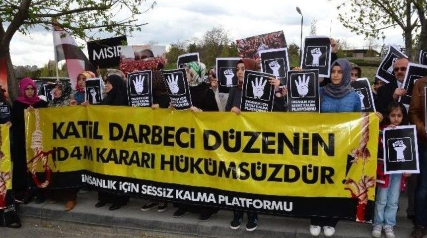 Mısır'daki İdam Kararları Bm Temsilciği &Ouml;n&uuml;nde Protesto Edildi