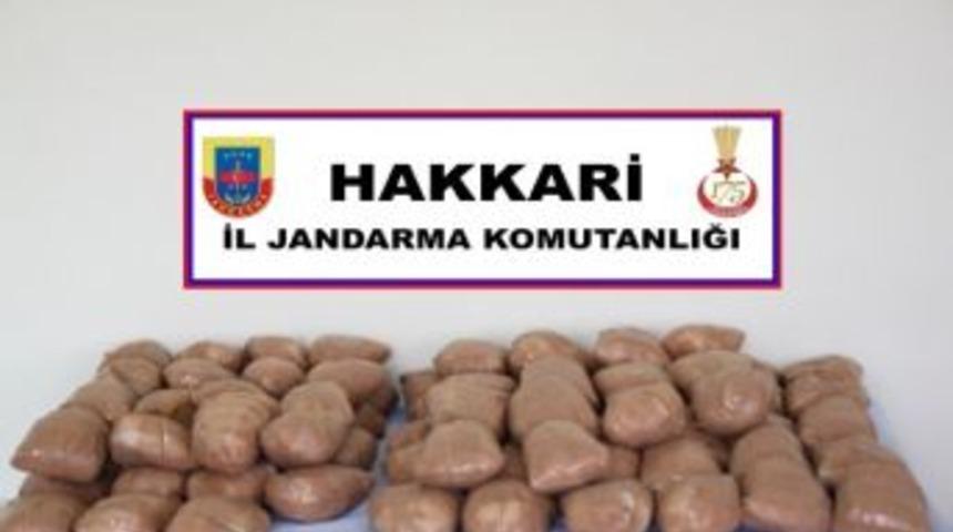 Hakkari&rsquo;de 41 Kilo 310 Gram Toz Esrar Ele Ge&ccedil;irildi