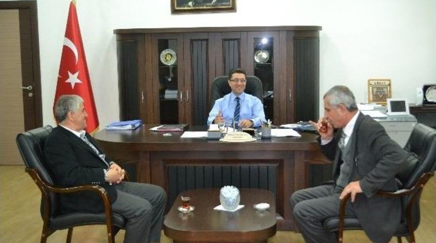 Yeşil Silvan Derneği'nden Kaymakam S&ouml;nmezay'a Ziyaret