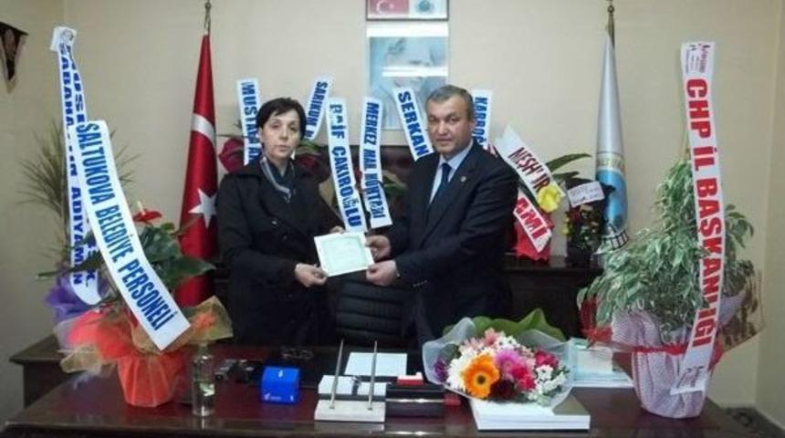 Saltukova Belediye Başkanı G&uuml;neş, G&ouml;revine Başladı