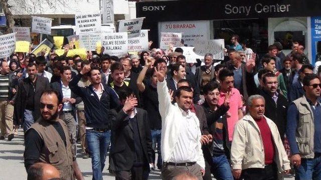 Erzincan’da Kefenli Protesto