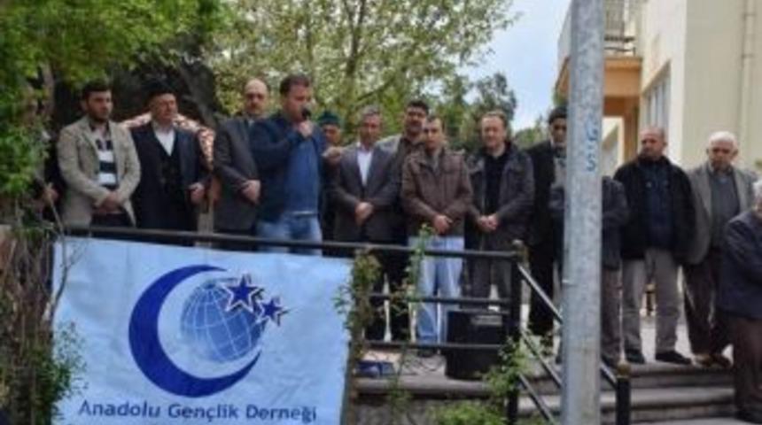 Sındırgı'da Mısır Protestosu