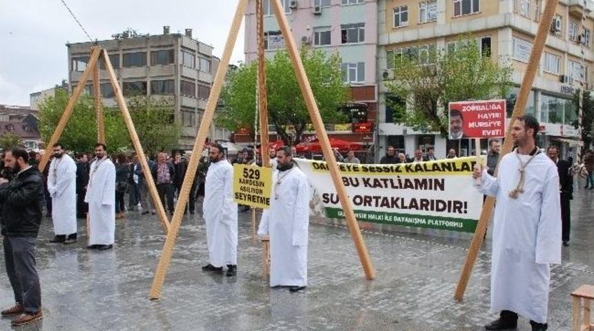 Gebze&rsquo;de Mısır'daki İdam Kararları Protesto Edildi