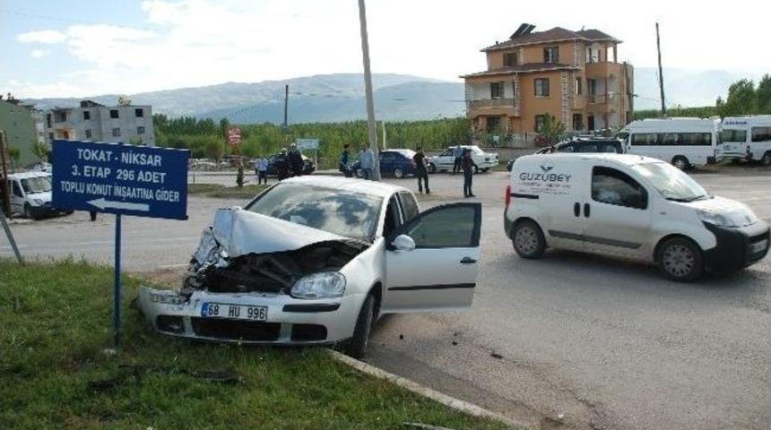 Niksar&rsquo;da Trafik Kazası