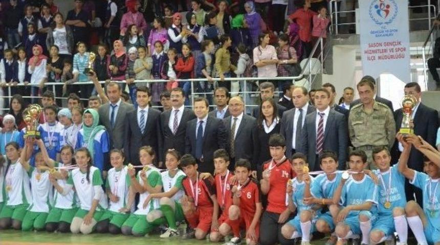 Sason&rsquo;da Okul Sporları Voleybol Turnuva Finali