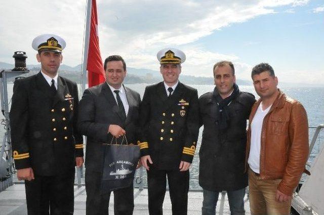 Ak&ccedil;akocalı Dalgı&ccedil; 7 Yaldır Ak&ccedil;akoca Mayın Gemisinde G&ouml;rev Yapıyor 2