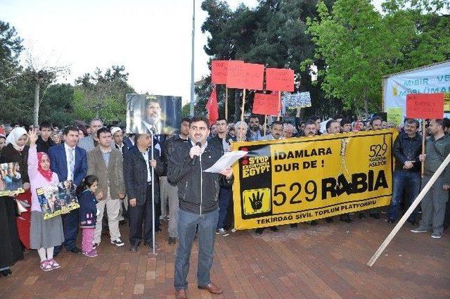 Mısır’daki İdam Kararlarına Tekirdağ’dan Tepki