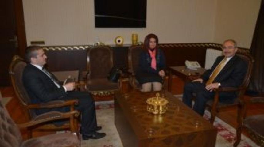 Eskicuma Valisi Rasimova&rsquo;dan Vali Yaman&rsquo;a Ziyaret