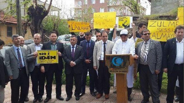 529 Kişinin İdam Kararına Bilecik te Protesto 2