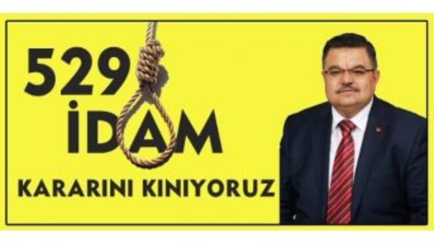 Belediye Başkanı Selim Yağcı, Mısır'daki İdam Kararını Kınadı