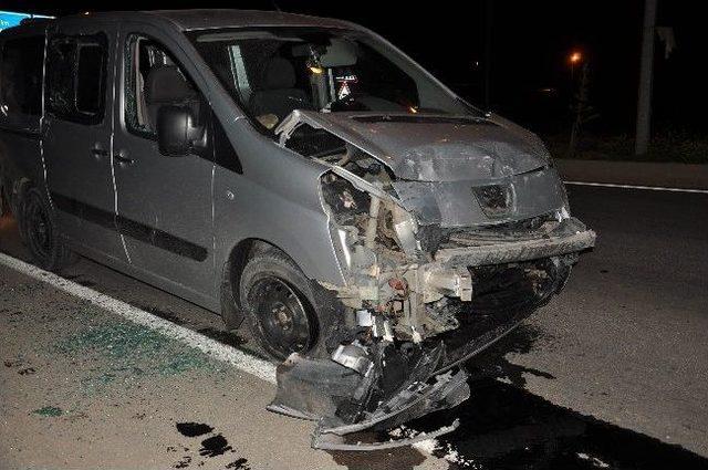 Kızıltepe de Trafik Kazası: 2 Yaralı 1