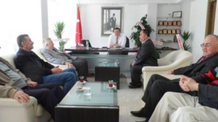 Başkan Nuri Tekine' ziyaretler devam ediyor