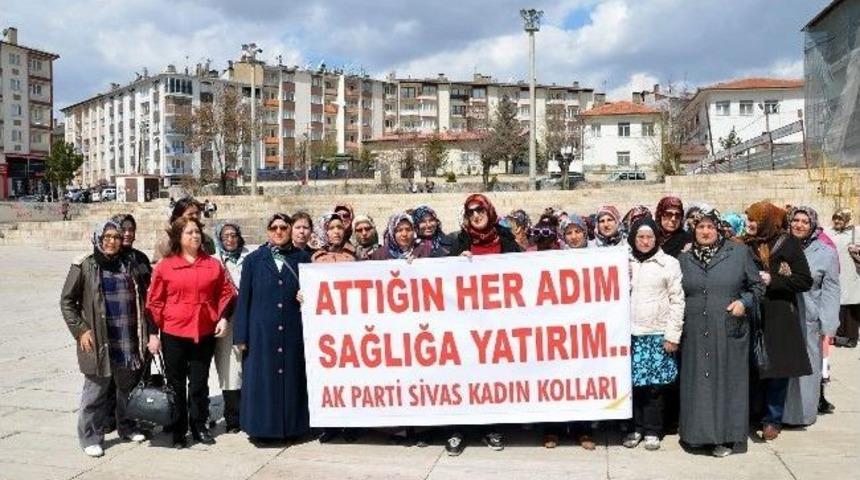 Ak Kadınlar Sağlık İ&ccedil;in Y&uuml;r&uuml;d&uuml;