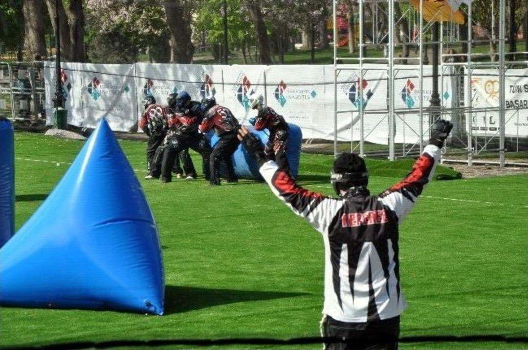 Gaziantep&rsquo;te Paintball Heyecanı