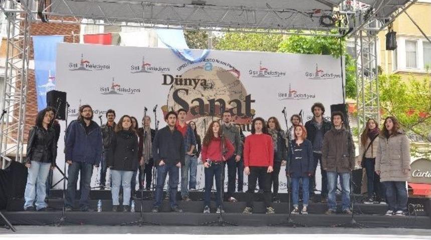 D&uuml;nya Sanat G&uuml;n&uuml; Şişli&rsquo;de Kutlandı