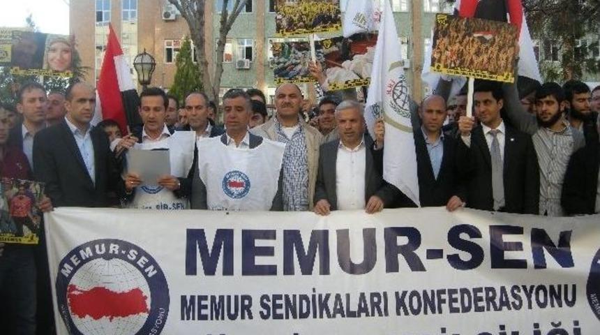 Siirt&rsquo;teki Stk'lardan Mısır'daki İdam Kararına Tepki