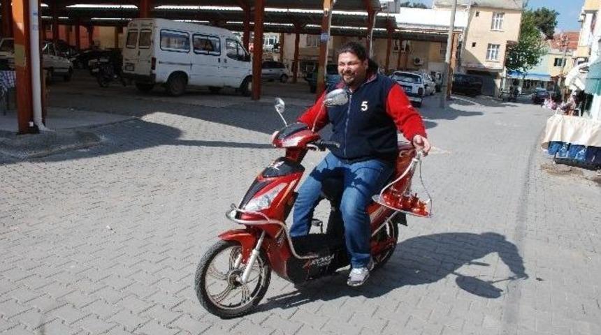 Elektrikli Bisikletle &Ccedil;ay Servisi