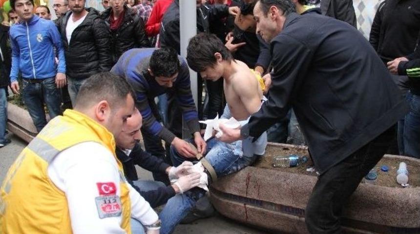 Giresun&rsquo;da Bı&ccedil;aklı Kavga: 1 Yaralı