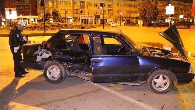 Samsun da Trafik Kazası: 1 Yaralı 1