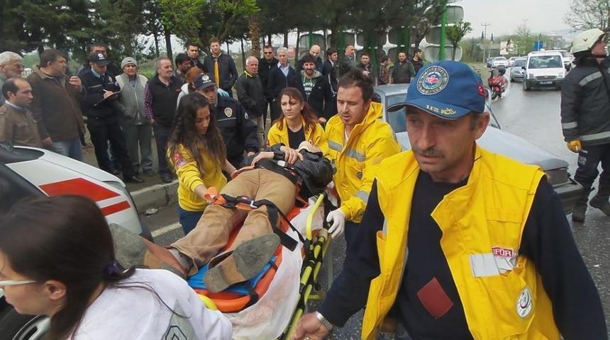 Sapanca&rsquo;da Trafik Kazası: 1 Yaralı