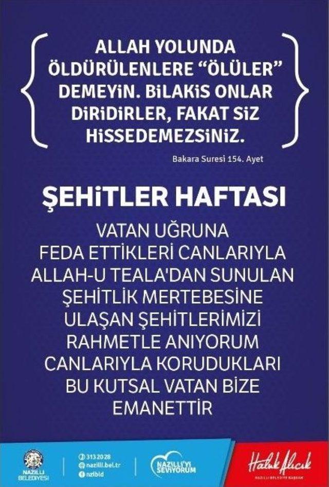 Başkan Alıcık&rsquo;dan Şehitler Haftası Mesajı 1