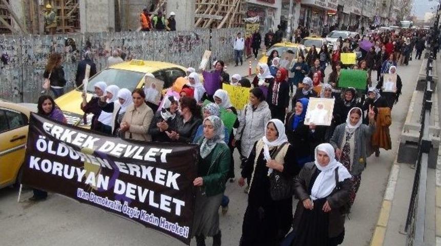 Kadına Y&ouml;nelik Şiddet Van&rsquo;da Kınandı