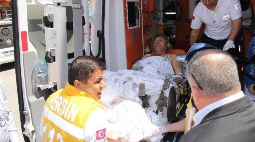 Bacaklarını &Ccedil;apa Makinasına Kaptırdı