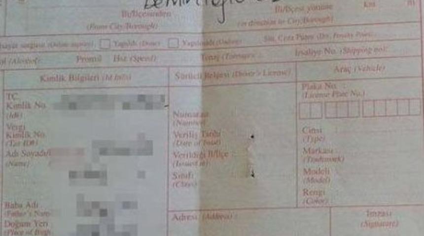 Eyleme Katılanlara Trafik Cezası