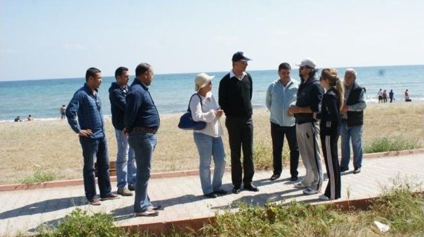 Mezitli Sahili Yaz İ&ccedil;in Hazırlanıyor